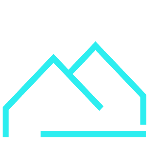 Wesley Chapel Roofing Pros Logo - an image with a transparent background, the outline of a rooftop with the initials W, C, R, P