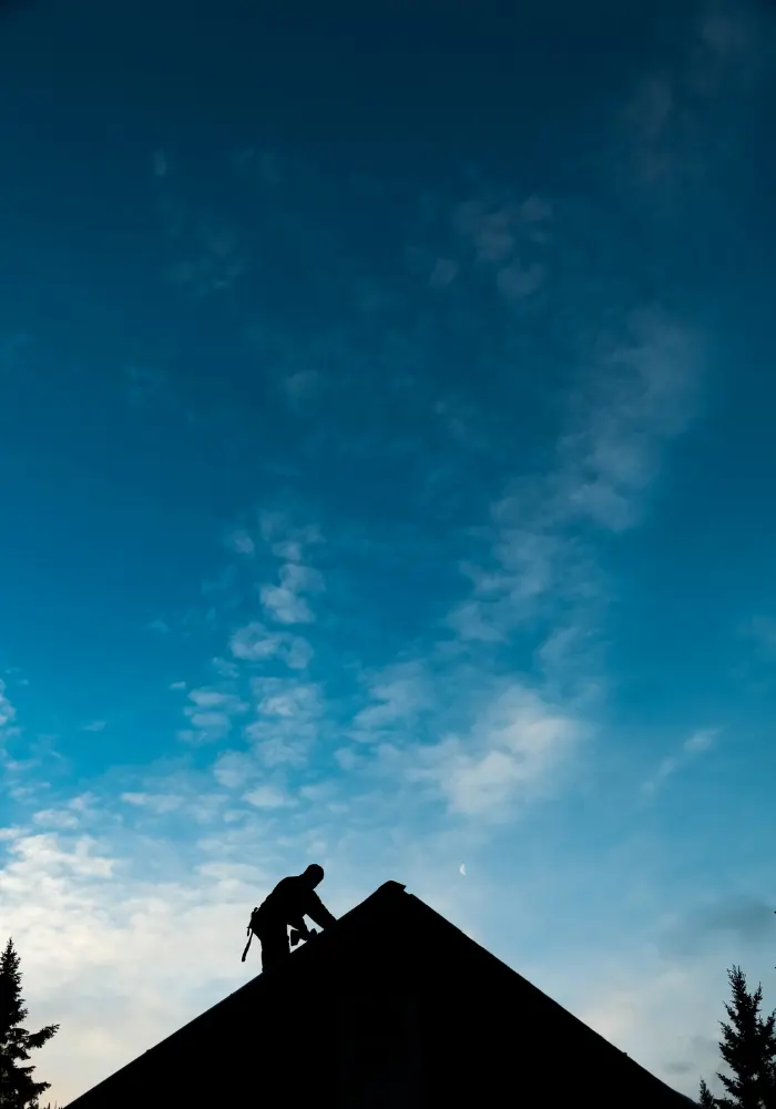 A Wesley Chapel Roofer installing a new roof